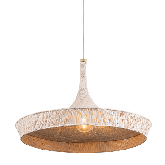 ISOLA Pendant in AGED BRASS Finish