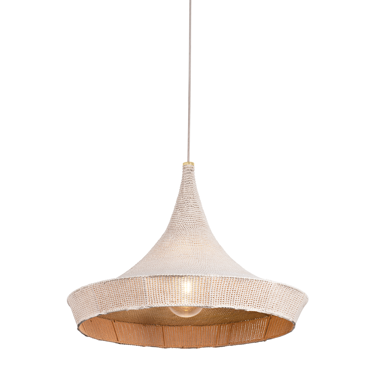 ISOLA Pendant in AGED BRASS Finish