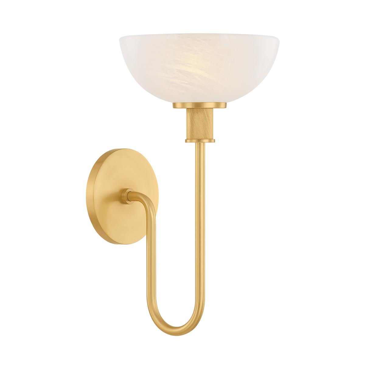 ASTER Wall Sconce in AGED BRASS Finish