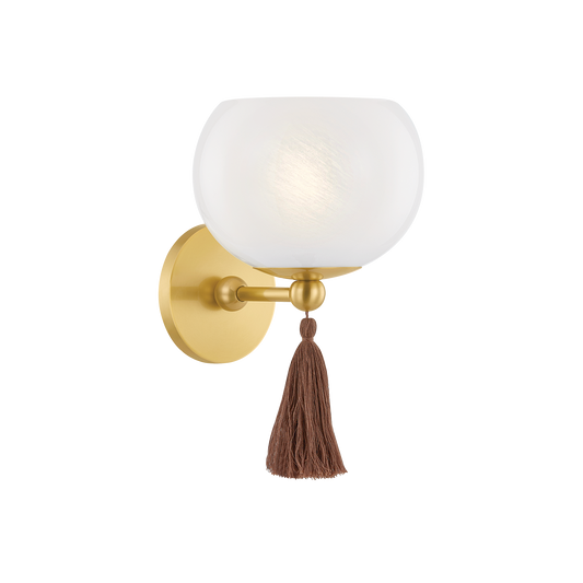 NIYA Wall Sconce in AGED BRASS Finish