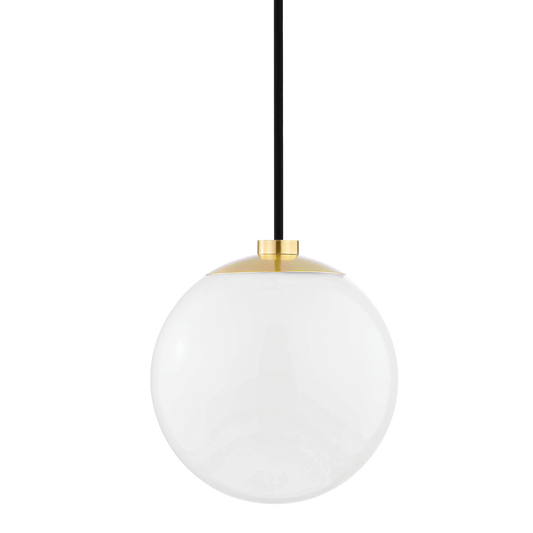 Stella Pendant in Aged Brass Finish