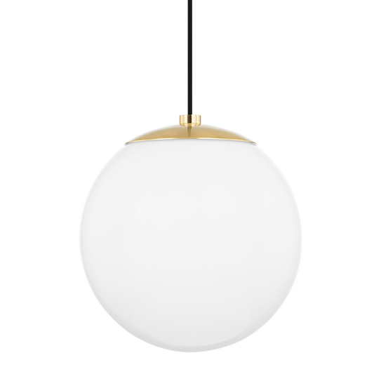 Stella Pendant in Aged Brass Finish