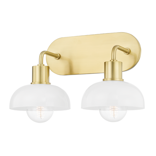 Kyla Bath and Vanity in Aged Brass Finish