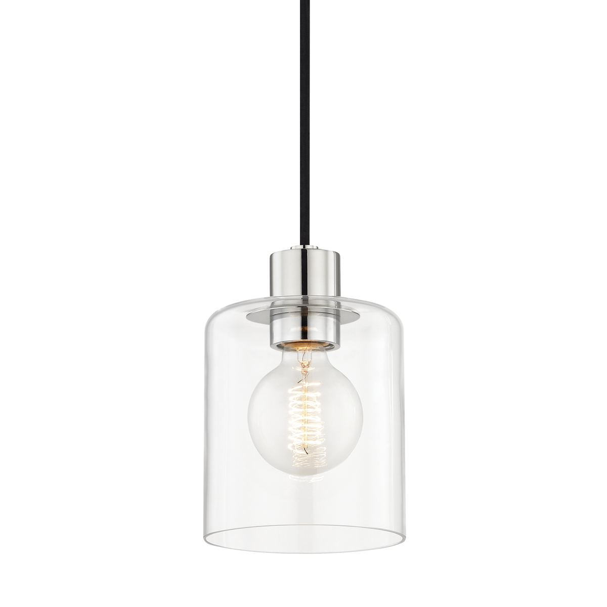 Neko Pendant in Polished Nickel Finish