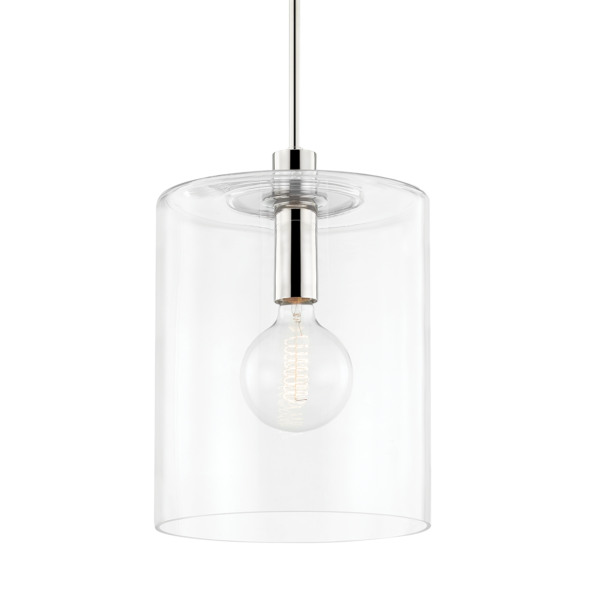 Neko Pendant in Polished Nickel Finish