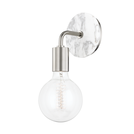 Chloe Wall Sconce in Polished Nickel Finish