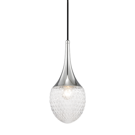 Bella Pendant in Polished Nickel Finish