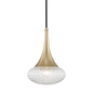 Bella Pendant in Aged Brass Finish