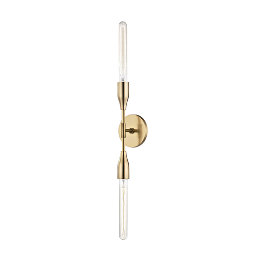 Tara Wall Sconce in Aged Brass Finish
