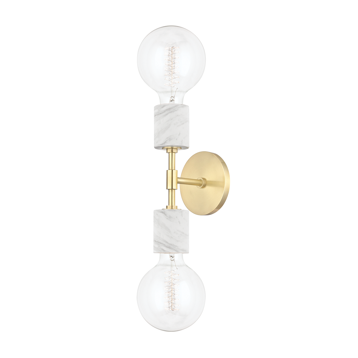 Asime Wall Sconce in Aged Brass Finish