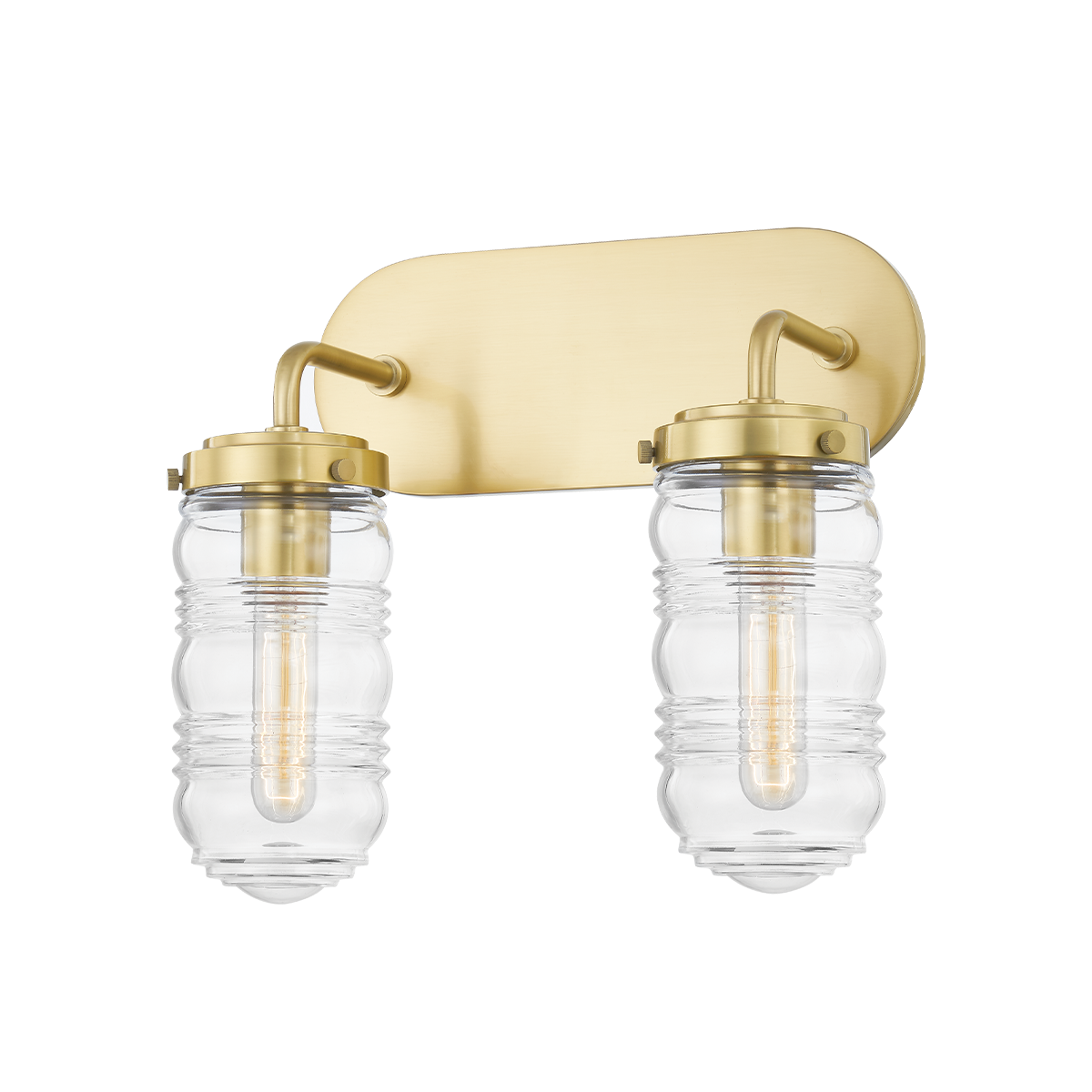 Clara Bath and Vanity in Aged Brass Finish