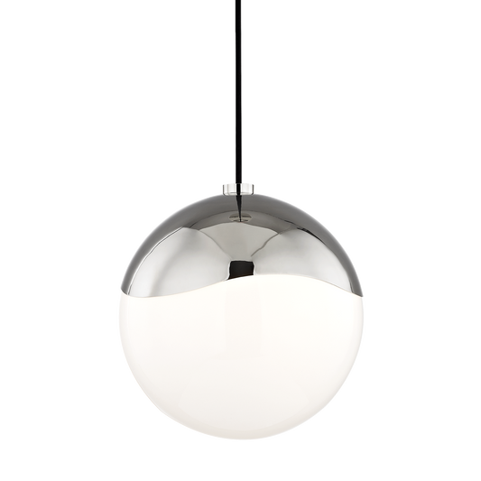 Ella Pendant in Polished Nickel Finish