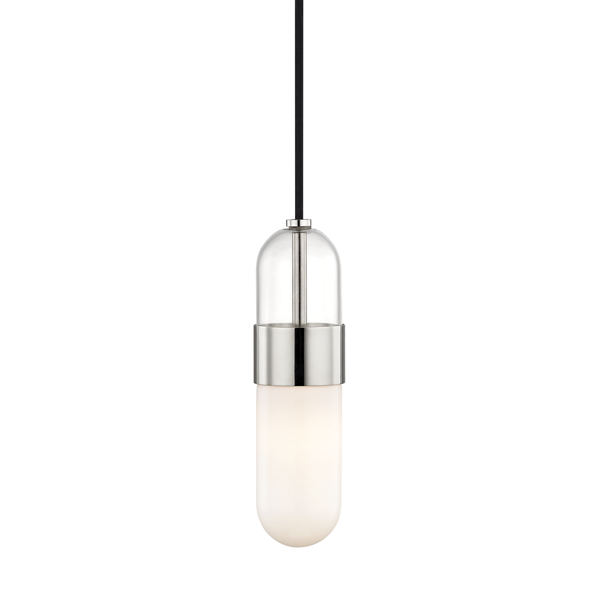 Emilia Pendant in Polished Nickel Finish