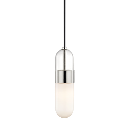 Emilia Pendant in Polished Nickel Finish