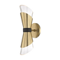 Angie Wall Sconce in Aged Brass/black Finish