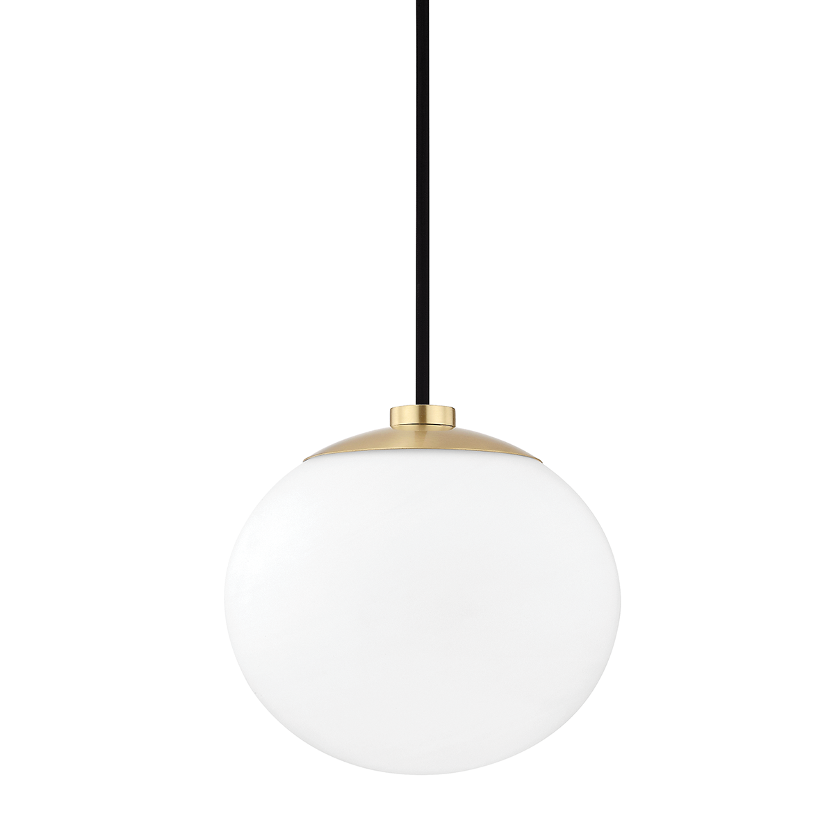 Estee Pendant in Aged Brass Finish
