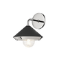 Marnie Wall Sconce in Polished Nickel/black Finish