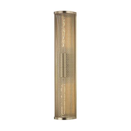 Britt Wall Sconce in Aged Brass Finish