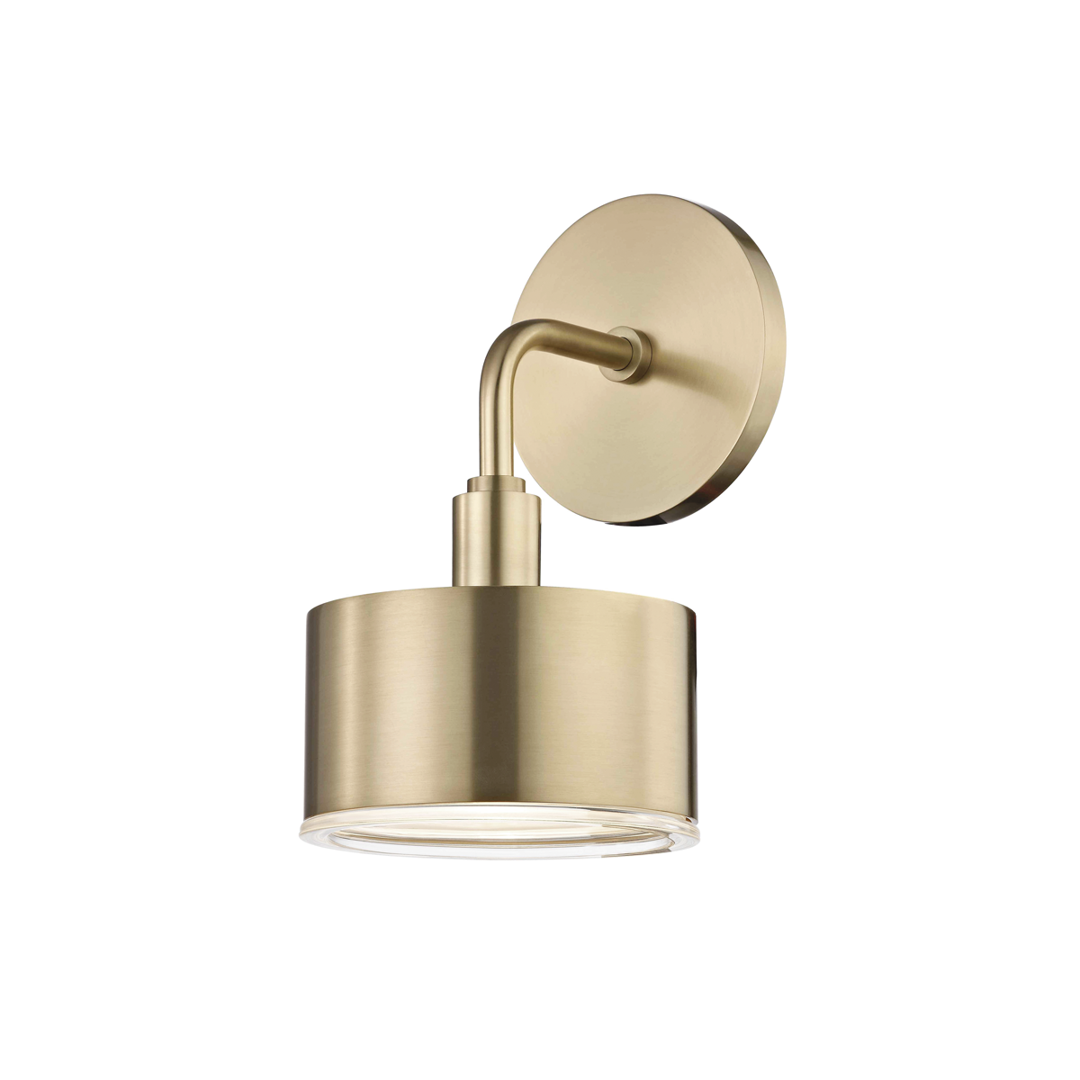 Nora Wall Sconce in Aged Brass Finish