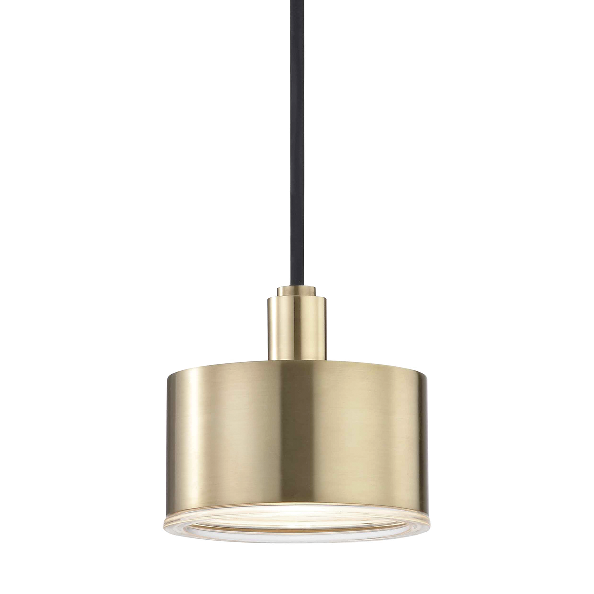 Nora Pendant in Aged Brass Finish