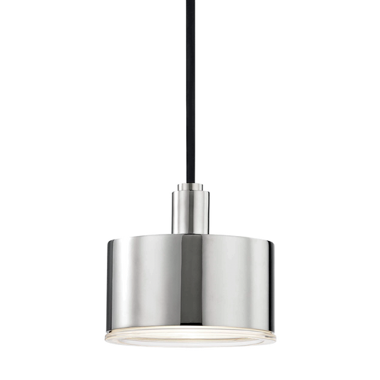 Nora Pendant in Polished Nickel Finish