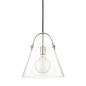 Karin Pendant in Polished Nickel Finish