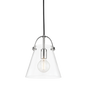 Karin Pendant in Polished Nickel Finish