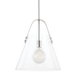 Karin Pendant in Polished Nickel Finish