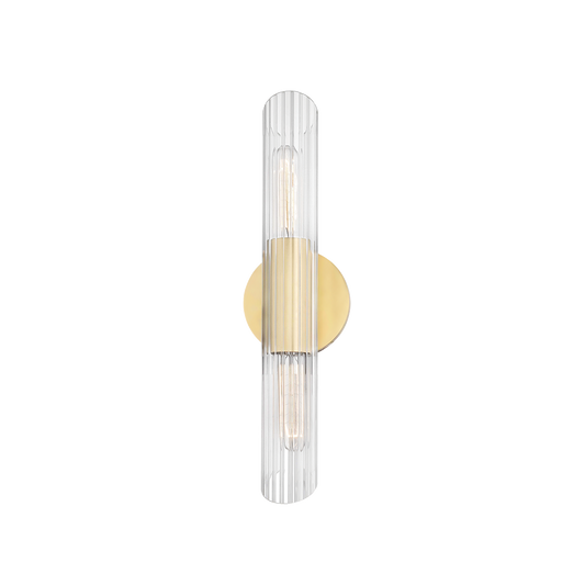 Cecily Wall Sconce in Aged Brass Finish
