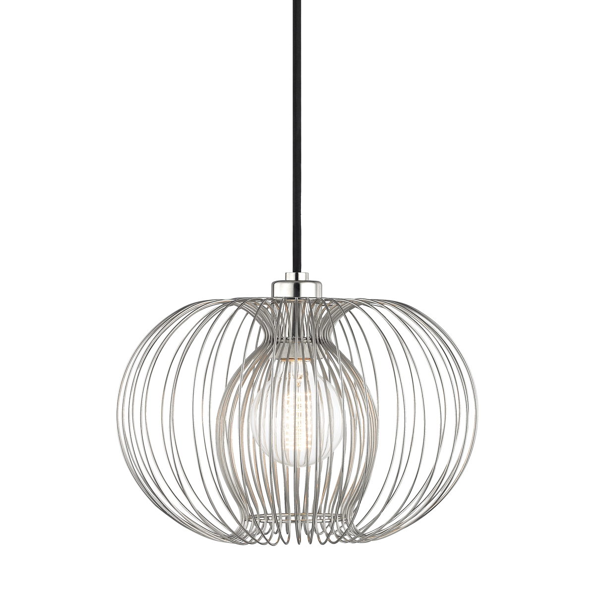 Jasmine Pendant in Polished Nickel Finish