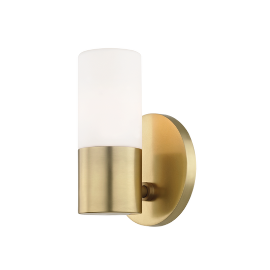 Lola Wall Sconce in Aged Brass Finish