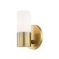 Lola Wall Sconce in Aged Brass Finish