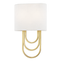 Farah Wall Sconce in Aged Brass Finish