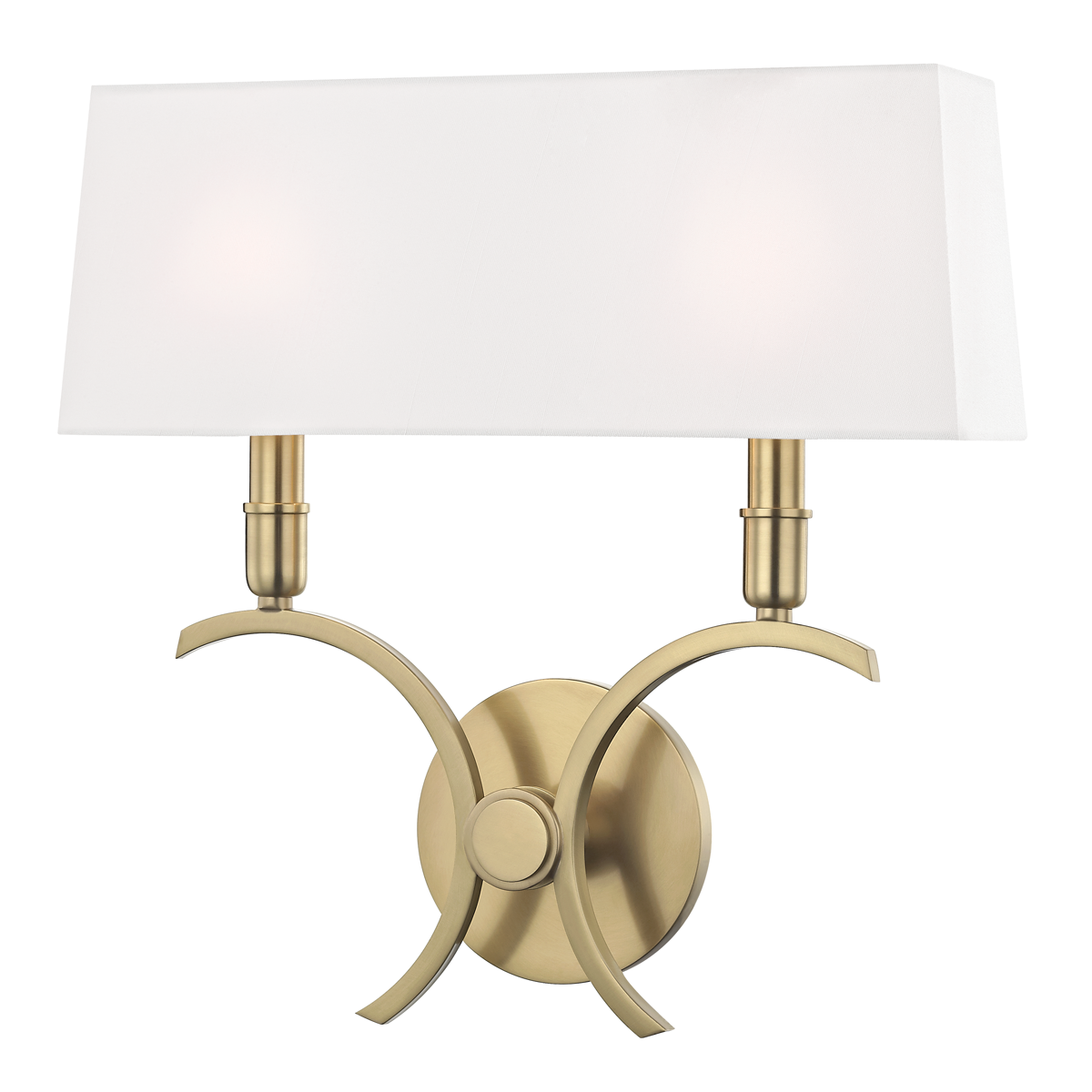 Gwen Wall Sconce in Aged Brass Finish