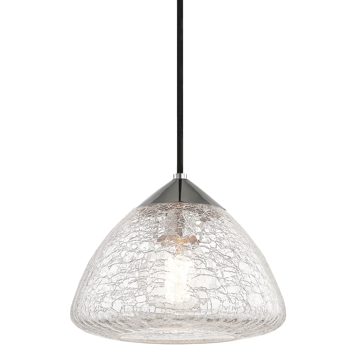Maya Pendant in Polished Nickel Finish