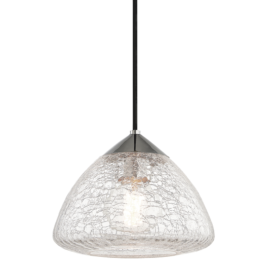 Maya Pendant in Polished Nickel Finish