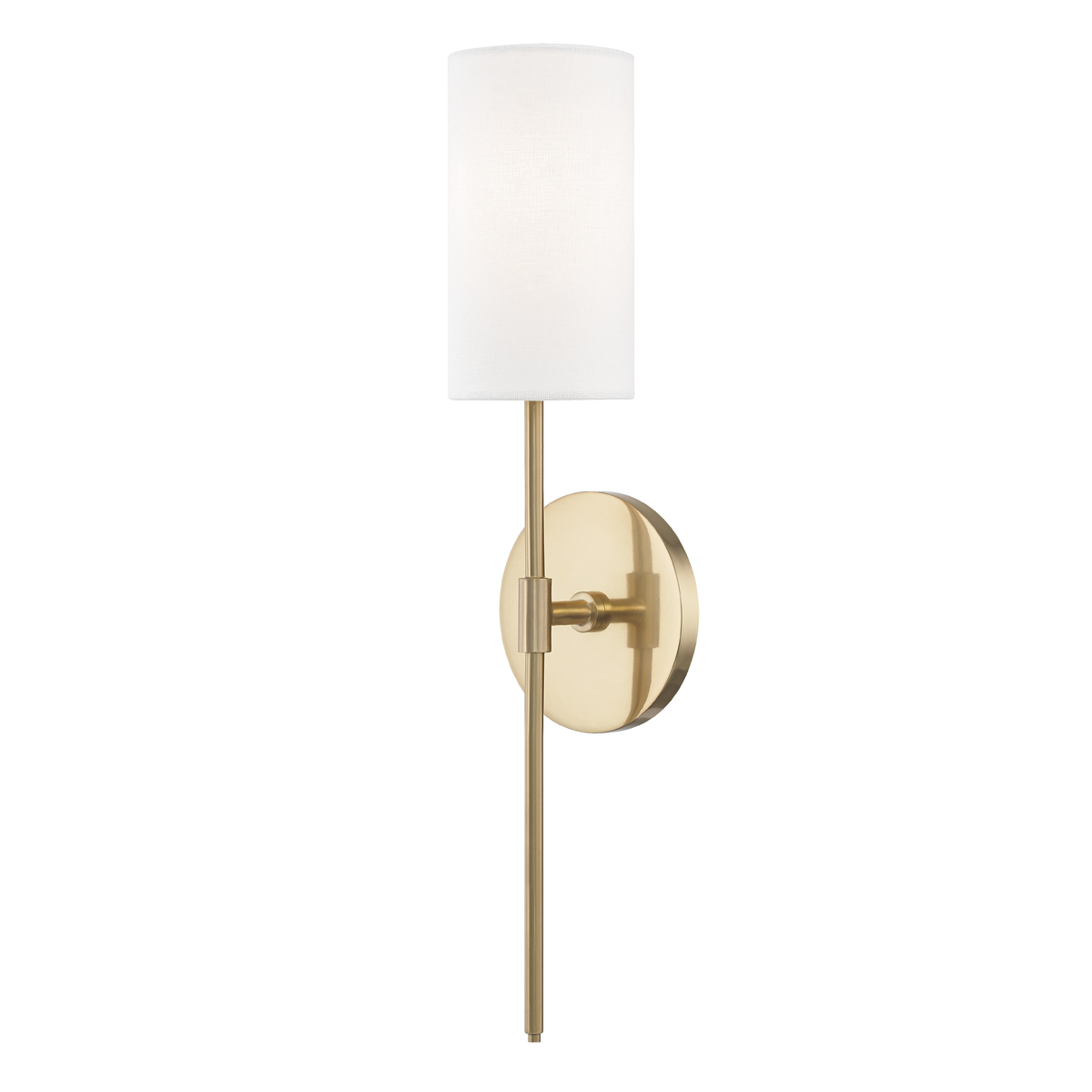 Olivia Wall Sconce in Aged Brass Finish
