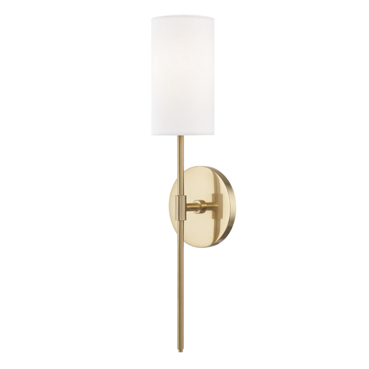 Olivia Wall Sconce in Aged Brass Finish