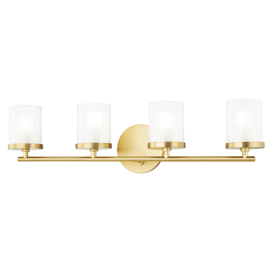 Ryan Bath and Vanity in Aged Brass Finish