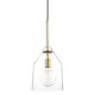 Sloan Pendant in Aged Brass Finish