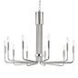 Brigitte Chandelier in Polished Nickel Finish