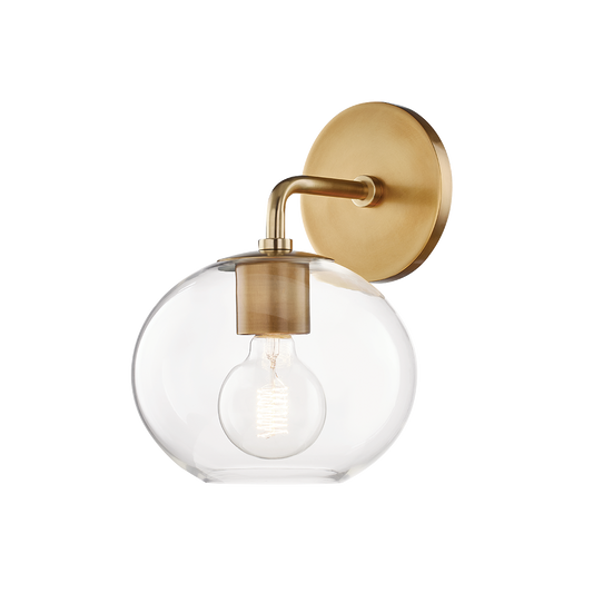 Margot Wall Sconce in Aged Brass Finish