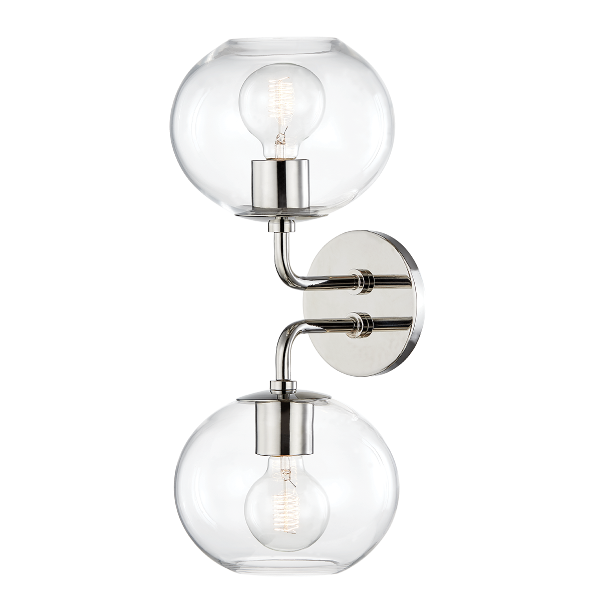 Margot Wall Sconce in Polished Nickel Finish