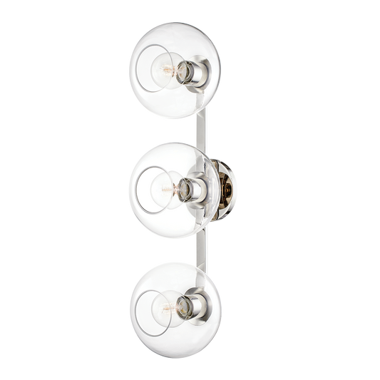 Margot Wall Sconce in Polished Nickel Finish