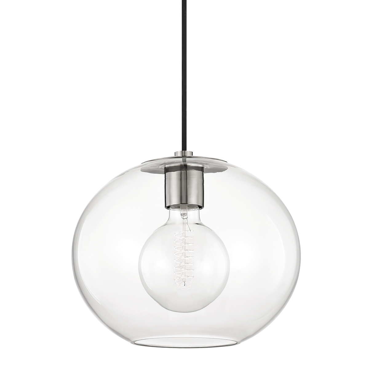 Margot Pendant in Polished Nickel Finish