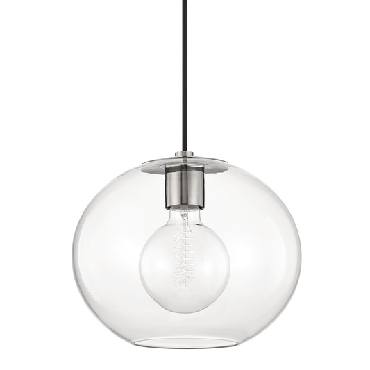 Margot Pendant in Polished Nickel Finish