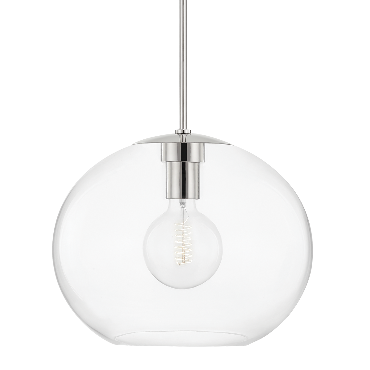 Margot Pendant in Polished Nickel Finish