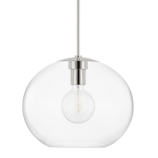 Margot Pendant in Polished Nickel Finish