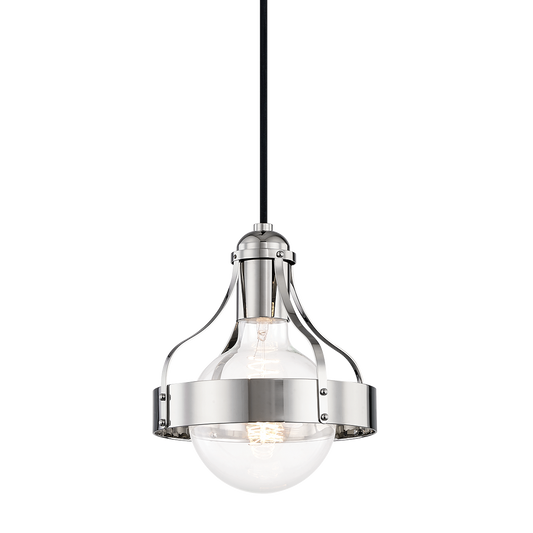 Violet Pendant in Polished Nickel Finish