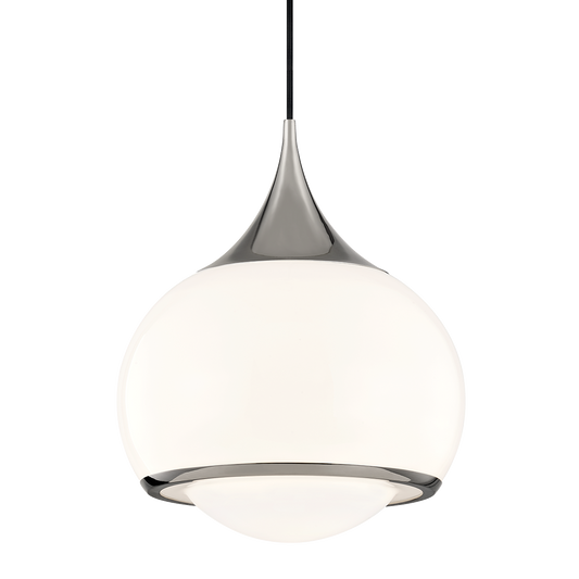 Reese Pendant in Polished Nickel Finish